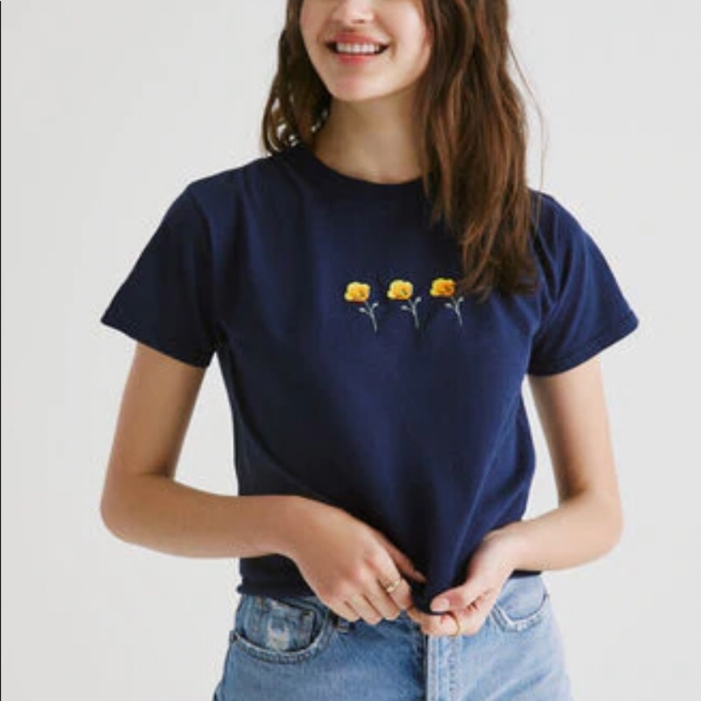 John Galt Jamie Cali Poppy T-Shirt Full Length